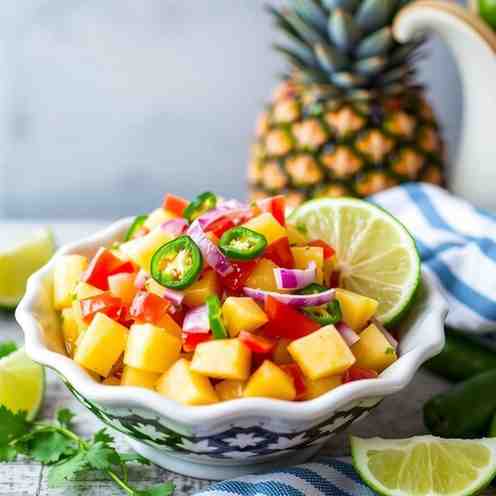 Easy Pineapple Salsa Recipe